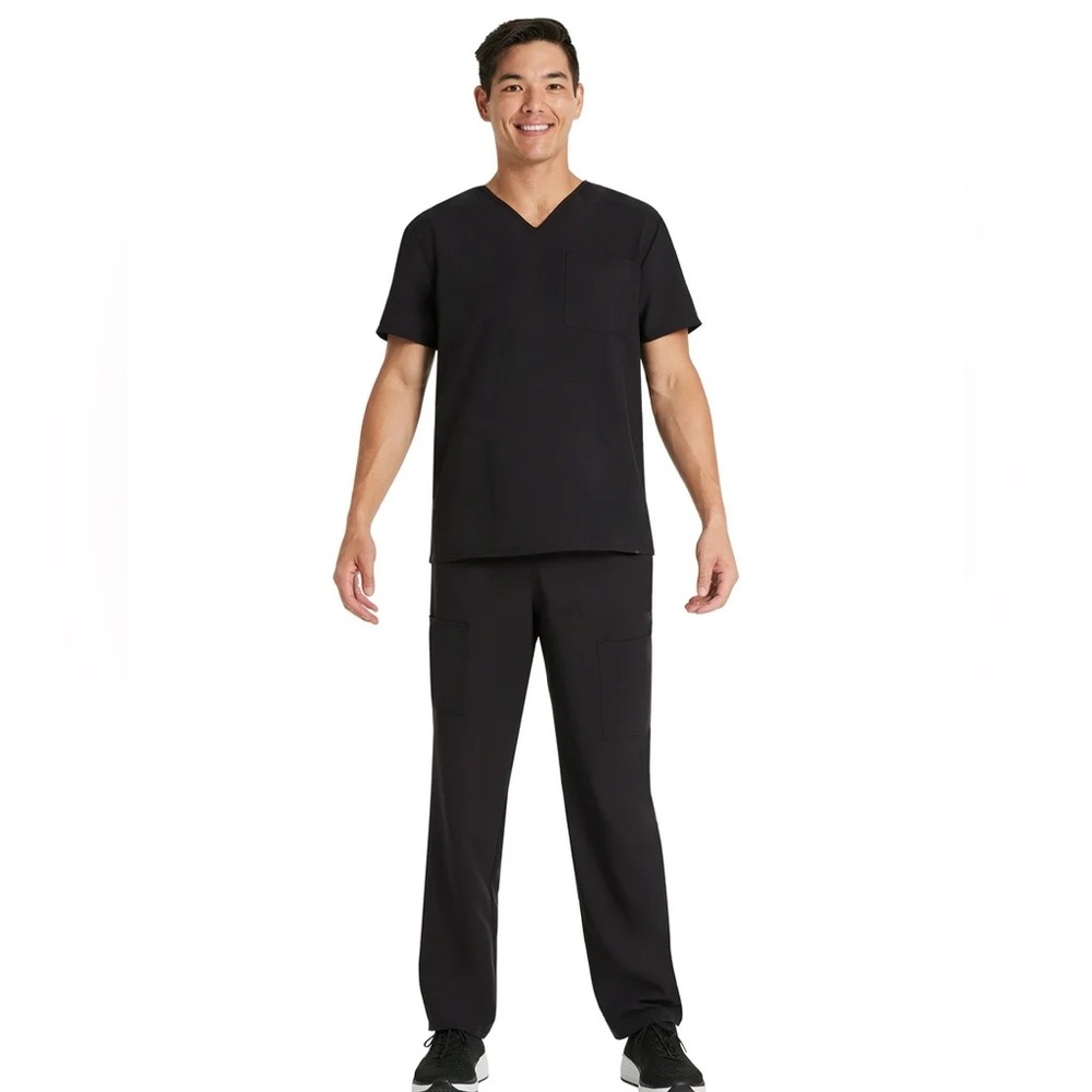 Scrubstar Unisex Core Essentials V-Neck Scrub 1 top and 2 drawstring scrub pants